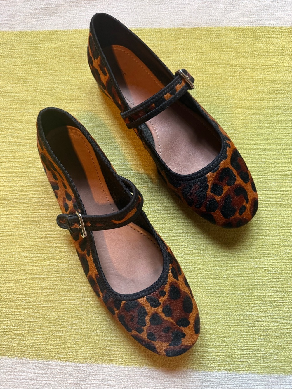 Anthropologie Maeve Leopard Print Mary Jane Flats EU40 - Picture 5 of 9